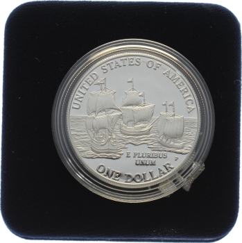 USA 1 Dollar 2007 Jamestown 400th Anniversary Silver Dollar